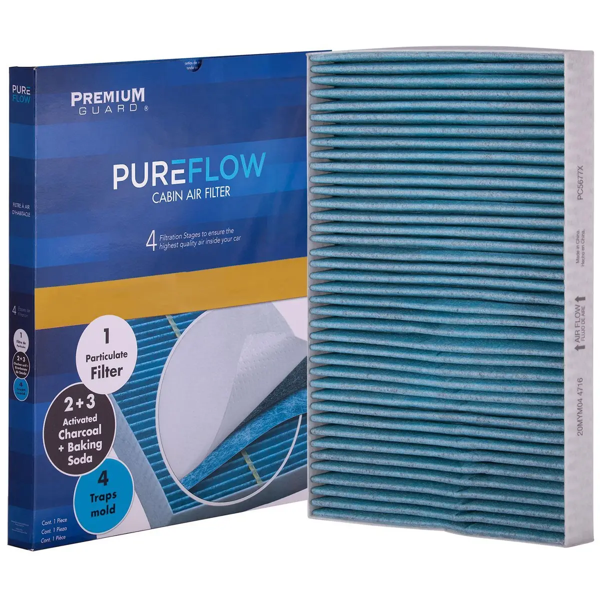 Pureflow 2009 Chrysler 300 Cabin Air Filter With Antibacterial Technology, Pc5677x 2