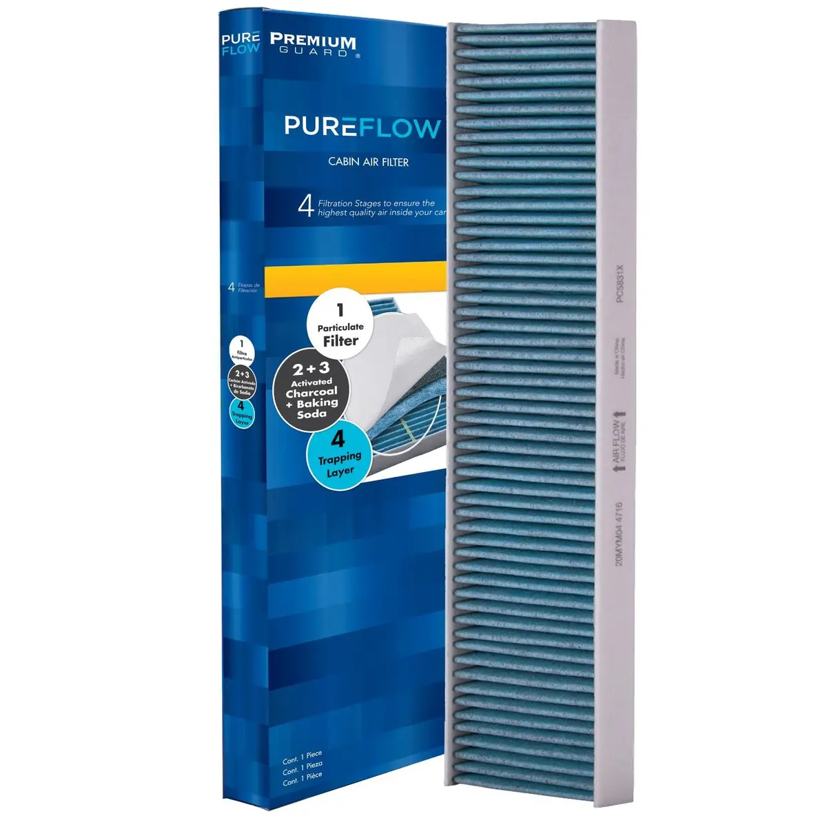 Pureflow 2014 Mini Cooper Paceman Cabin Air Filter With Antibacterial Technology, Pc5831x 2