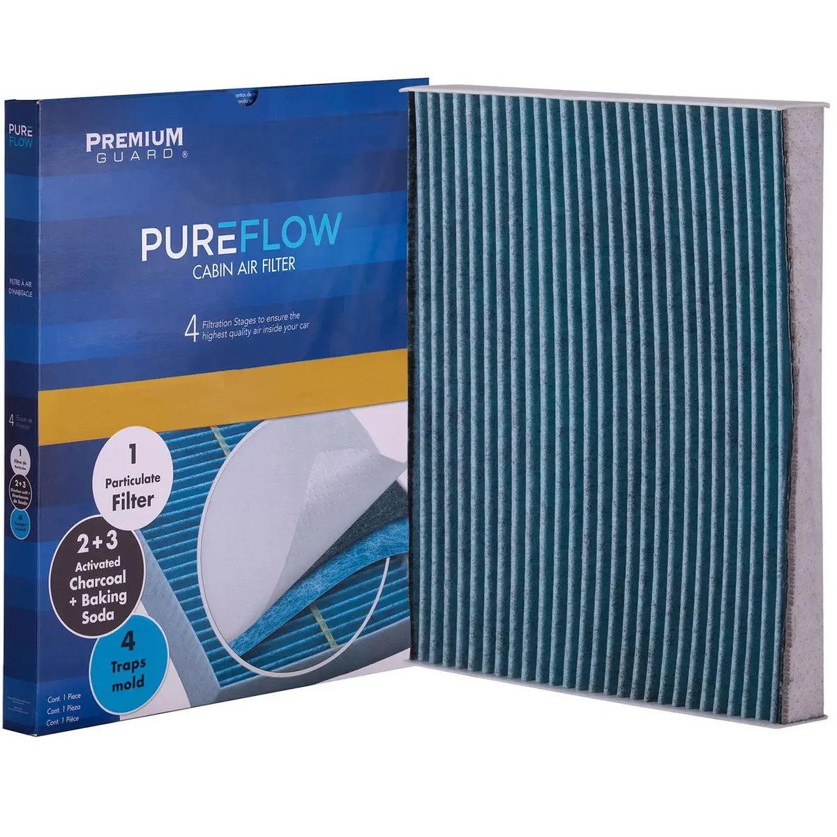 Pureflow 2007 Kia Magentis Cabin Air Filter With Antibacterial Technology, Pc6157x 2