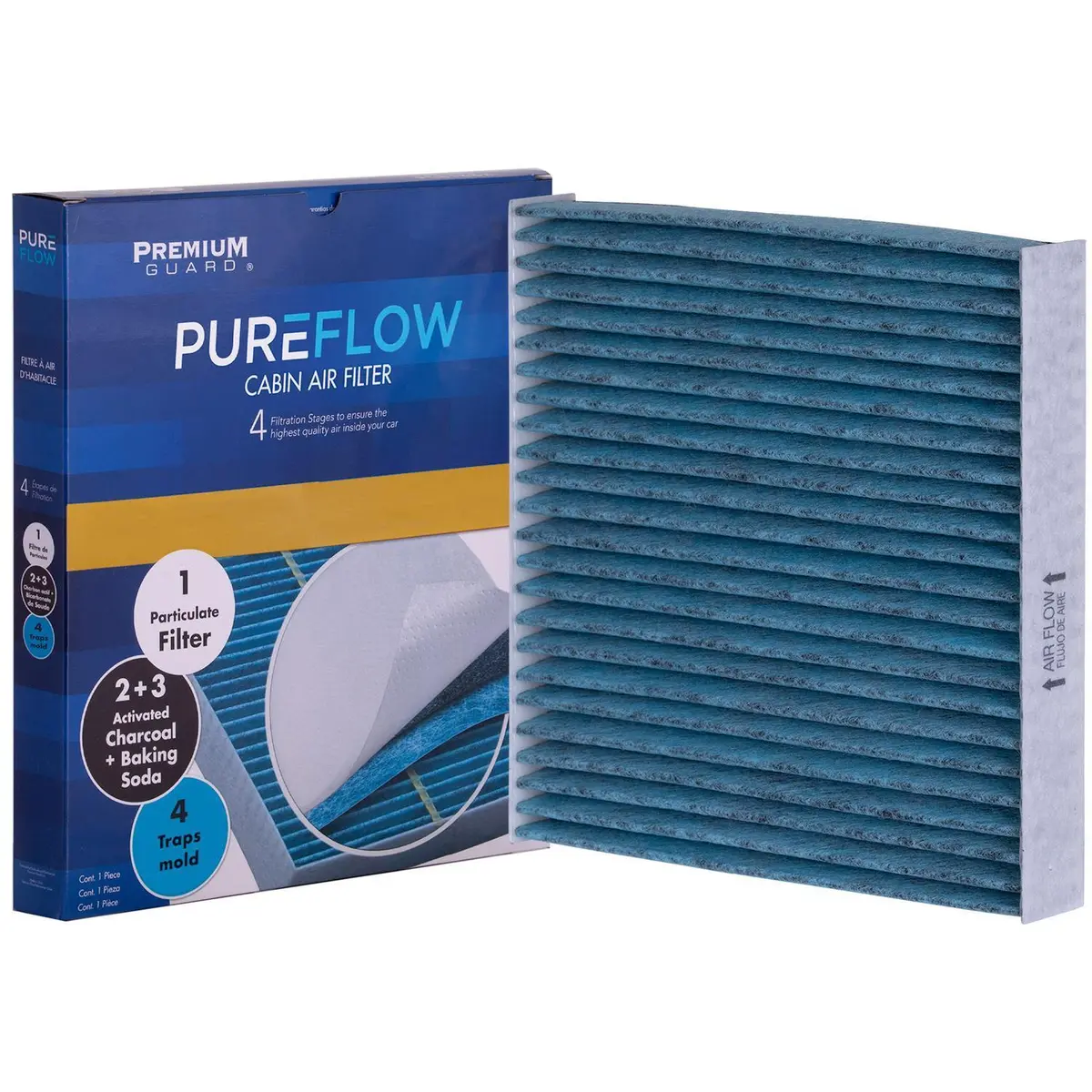 Pureflow 2026 Ram 700 Cabin Air Filter With Antibacterial Technology, Pc6185x 2