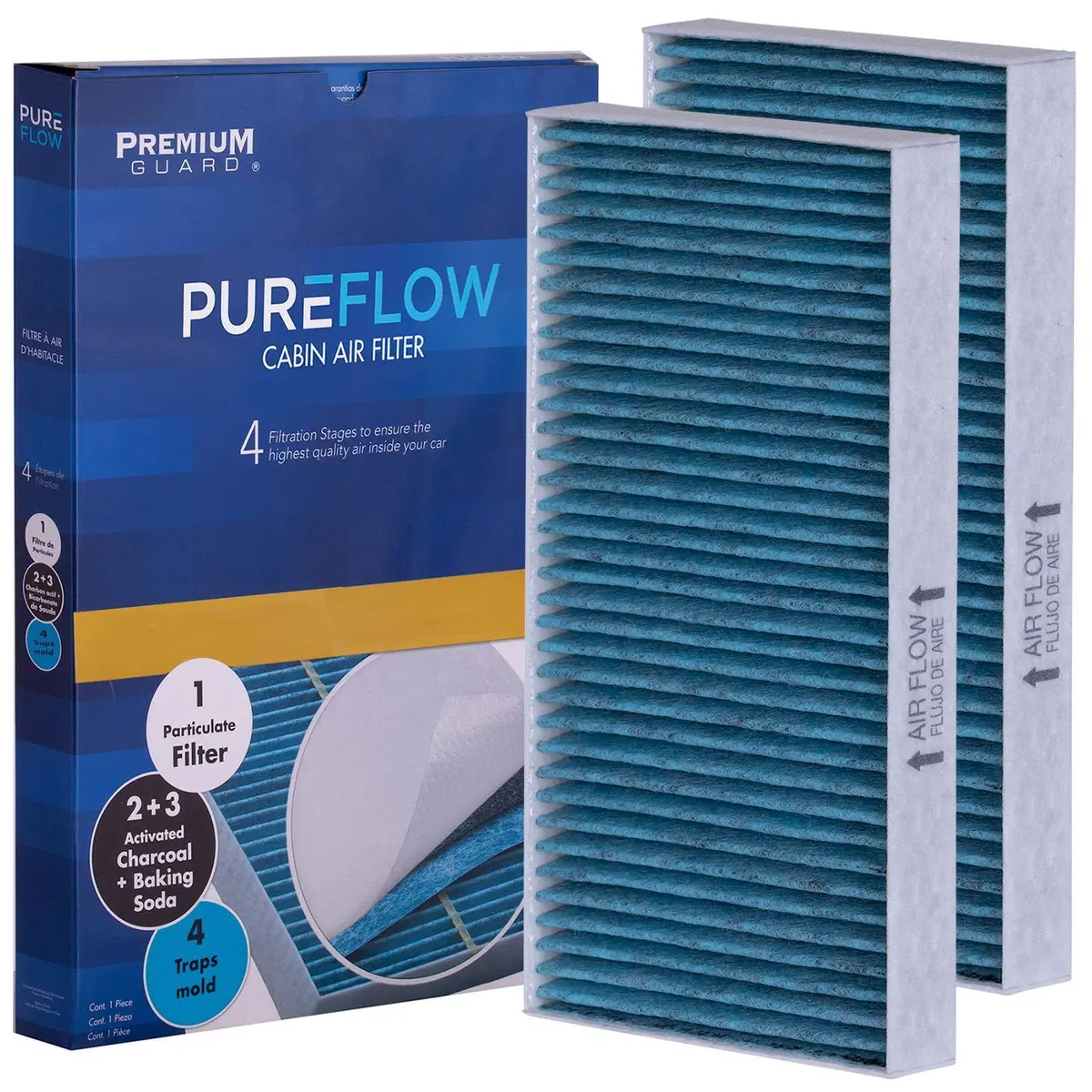 Pureflow 2008 Jeep Liberty Cabin Air Filter With Antibacterial Technology, Pc9093x 2