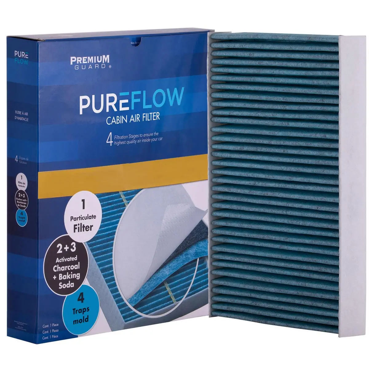 Pureflow 2010 Land Rover Lr4 Cabin Air Filter With Antibacterial Technology, Pc9369x 2