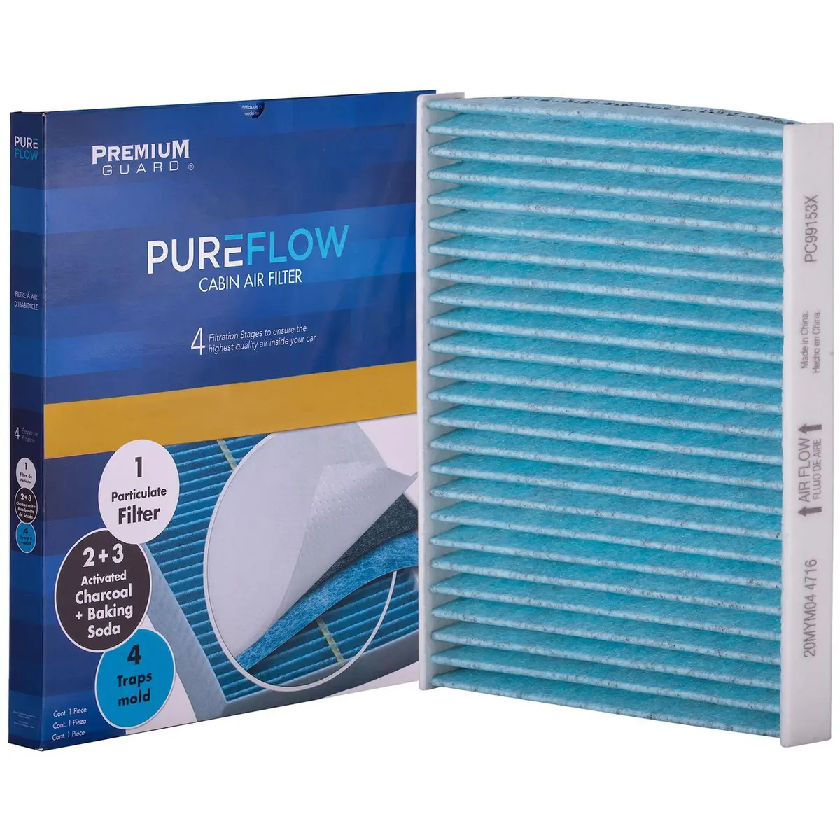 Pureflow 2014 Bmw X5 Cabin Air Filter With Antibacterial Technology, Pc99153x 2