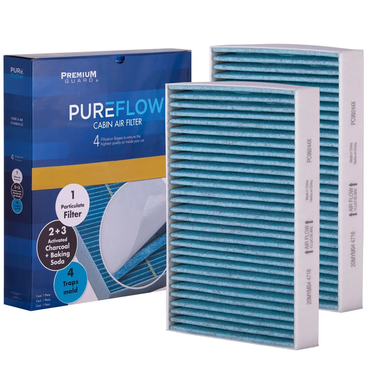 Pureflow 2019 Bmw M550i Xdrive Cabin Air Filter With Antibacterial Technology, Pc99244x 2