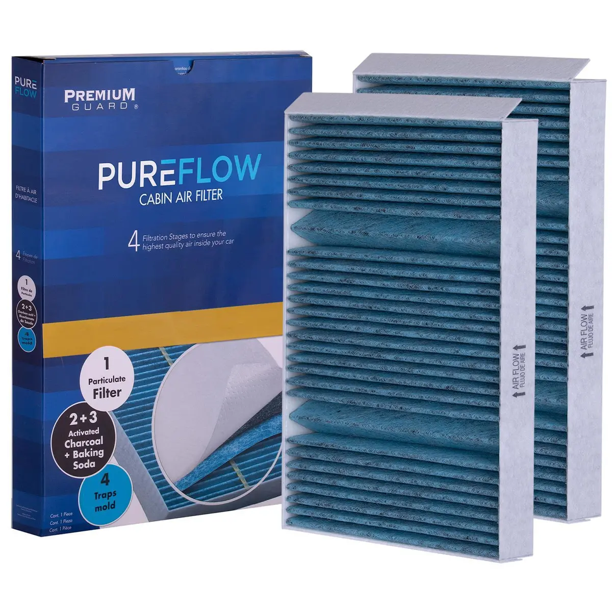 Pureflow 2019 Mercedes-Benz S560e Cabin Air Filter With Antibacterial Technology, Pc99298x 2
