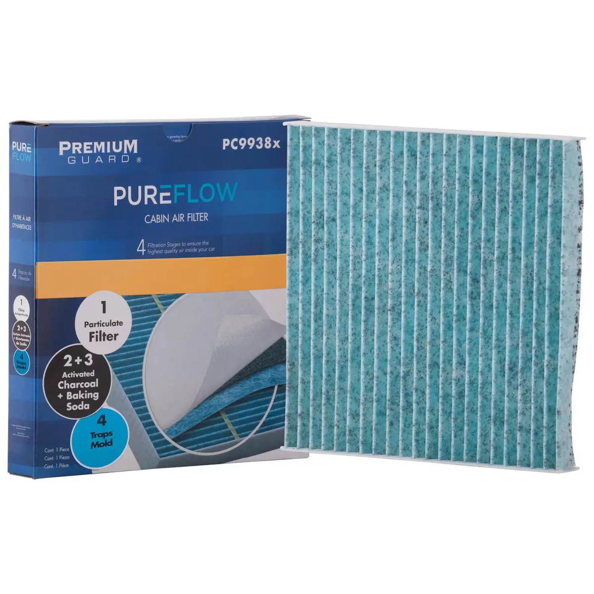 Pureflow 2020 Mitsubishi Mirage Cabin Air Filter With Antibacterial Technology, Pc9938x 2