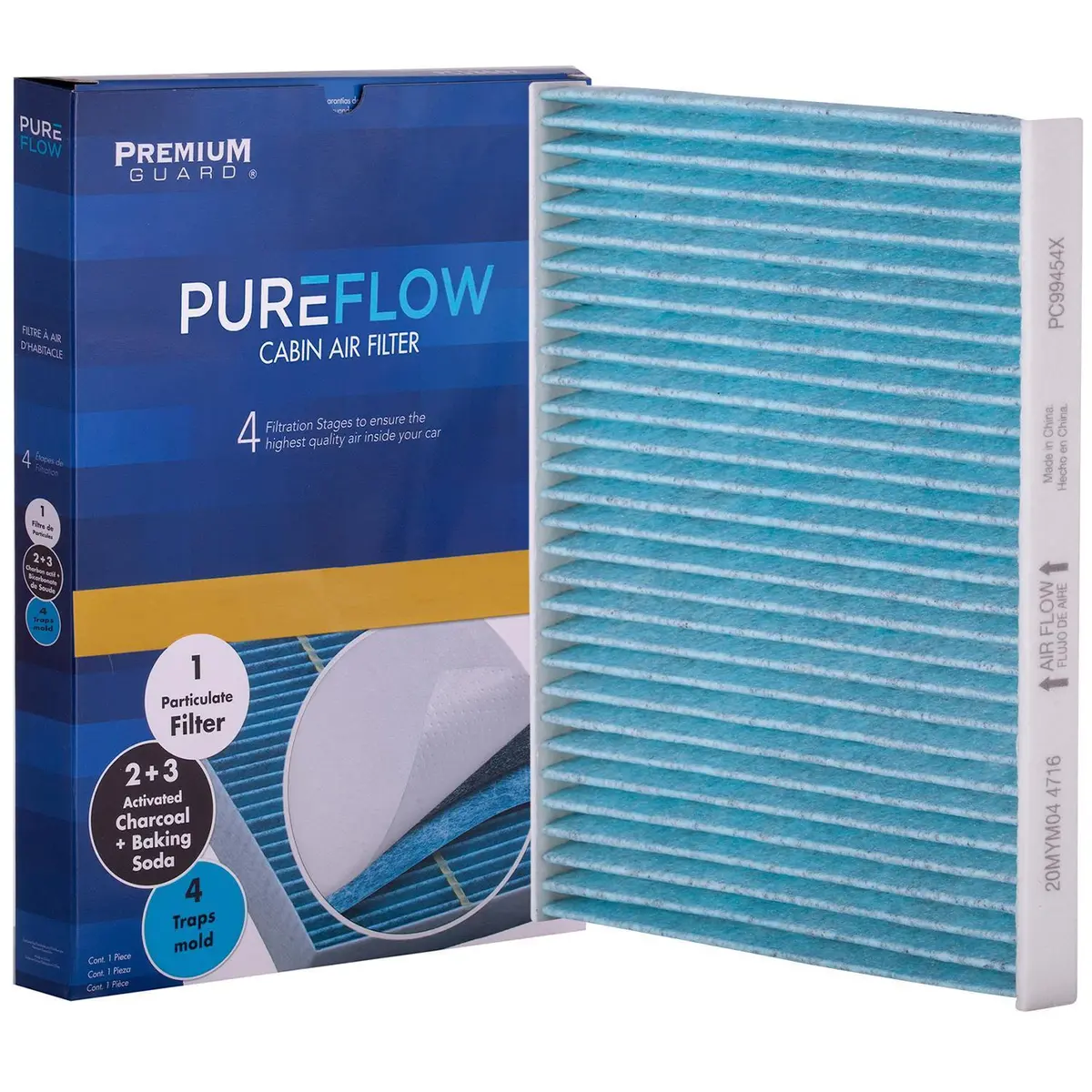 Pureflow 2021 Jeep Wrangler Cabin Air Filter With Antibacterial Technology, Pc99454x 2