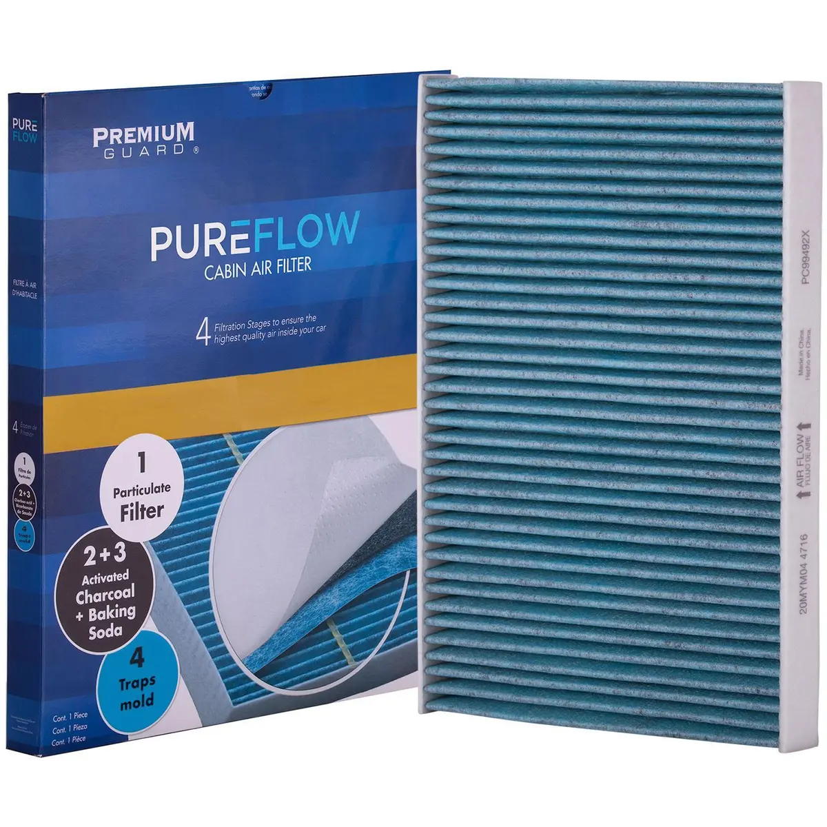 Pureflow 2018 Alfa Romeo Giulia Cabin Air Filter With Antibacterial Technology, Pc99492x 2