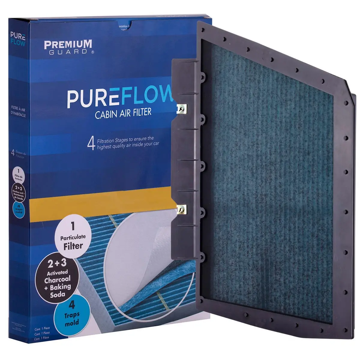 Pureflow 2025 Ram Promaster 3500 Cabin Air Filter With Antibacterial Technology, Pc9954x 2