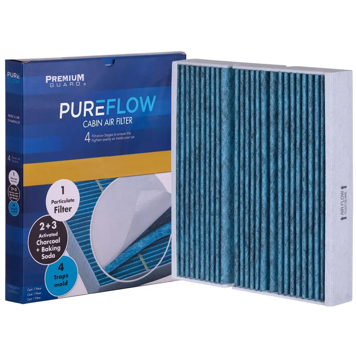 Pureflow 2022 Mercedes-Benz Gla200 Cabin Air Filter With Antibacterial Technology, Pc99555x 2