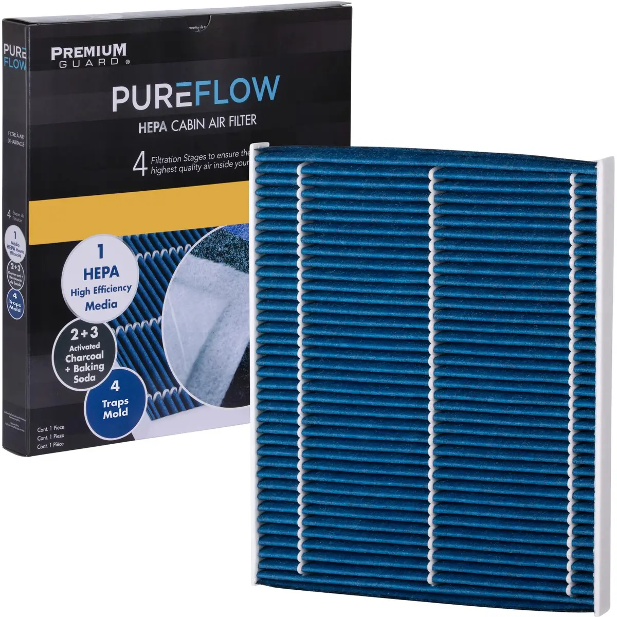 Pureflow 2026 Jeep Wrangler Cabin Air Filter With Hepa And Antibacterial Technology, Pc99454hx 2