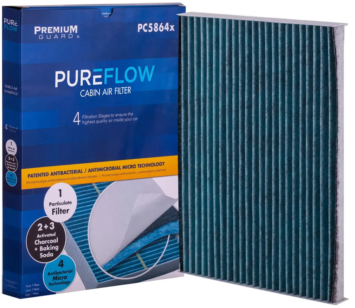 Pc5864x Cabin Air Filter | Fits 2008-13 Nissan Rogue, 2007-09 Altima, 2000-01 Altra Ev, 1999-12 Sentra 2