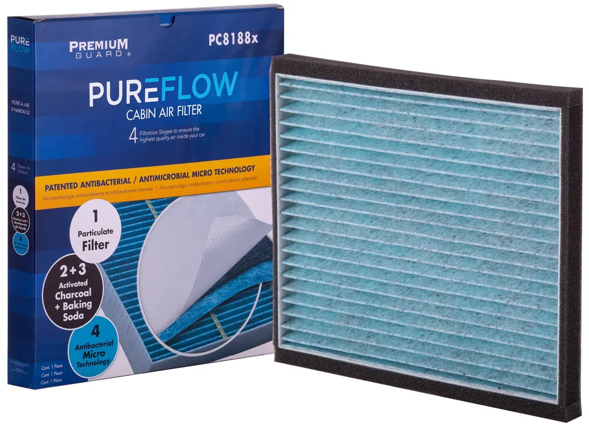 Pc8188x Cabin Air Filter | Fits 2005-10 Scion Tc, 2004-06 Xa, 2004-06 Xb, 2000-05 Toyota Echo, 2000-05 Rav4 2