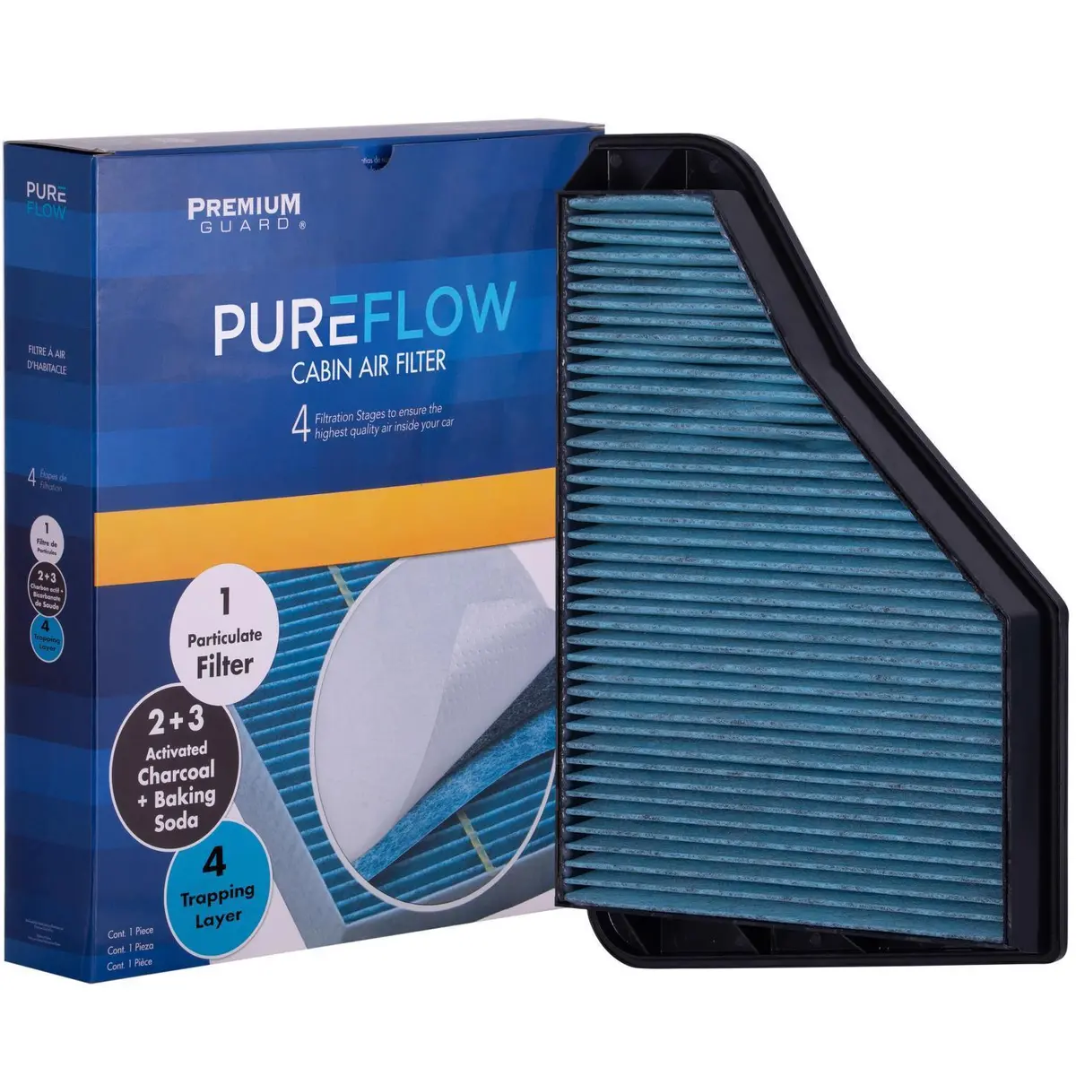 Pureflow 1995 Mercedes-Benz S600 Cabin Air Filter With Antibacterial Technology, Pc5460x 2