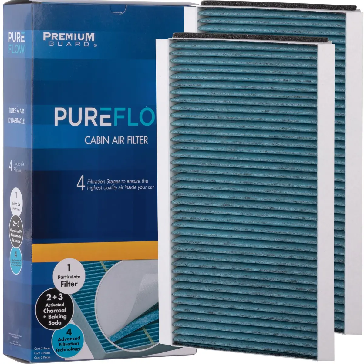 Pureflow 2007 Bmw 525Xi Cabin Air Filter With Antibacterial Technology, Pc6078x 1