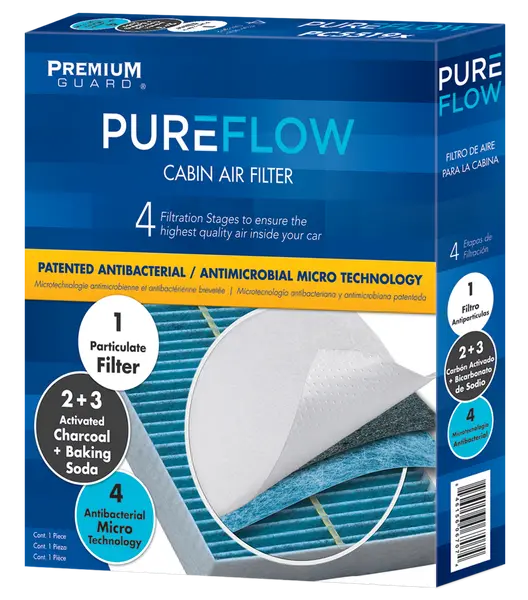 Pureflow 2002 Porsche Boxster Cabin Air Filter With Antibacterial Technology, Pc4202x 1