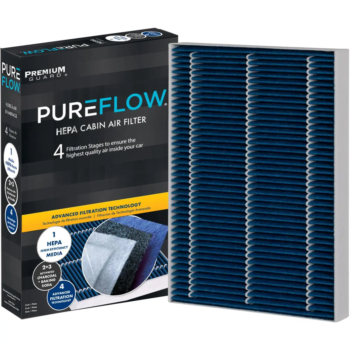 Pureflow 2024 Bentley Bentayga Ewb Cabin Air Filter With Hepa And Antibacterial Technology, Pc99334hx 2