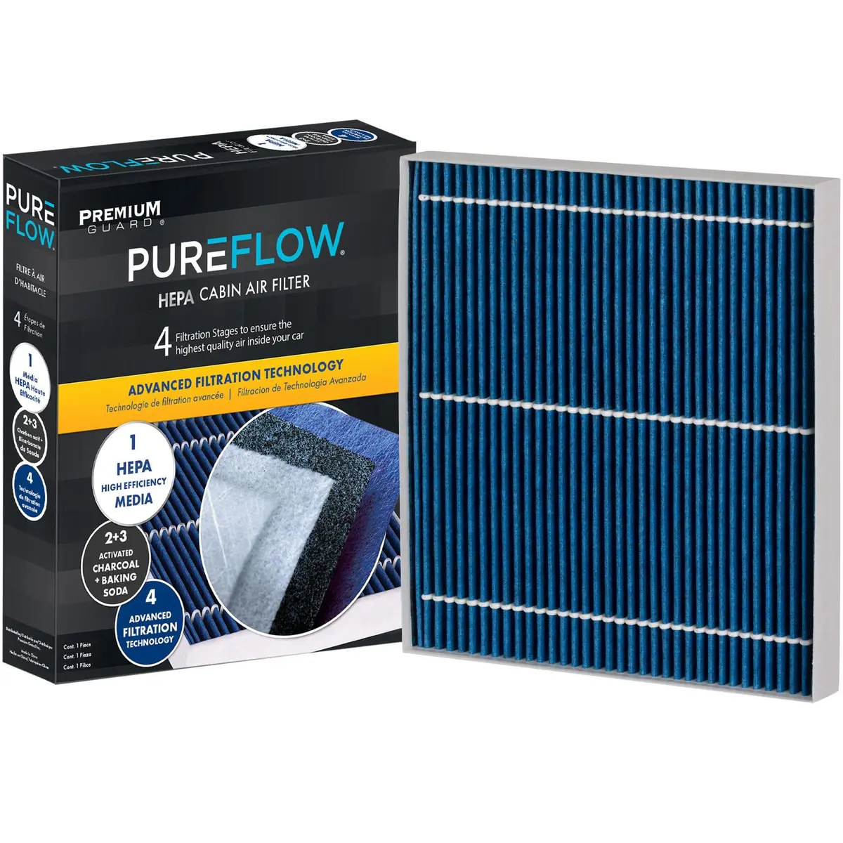 Pureflow 2027 Genesis Electrified Gv70 Cabin Air Filter With Hepa And Antibacterial Technology, Pc99549hx 2