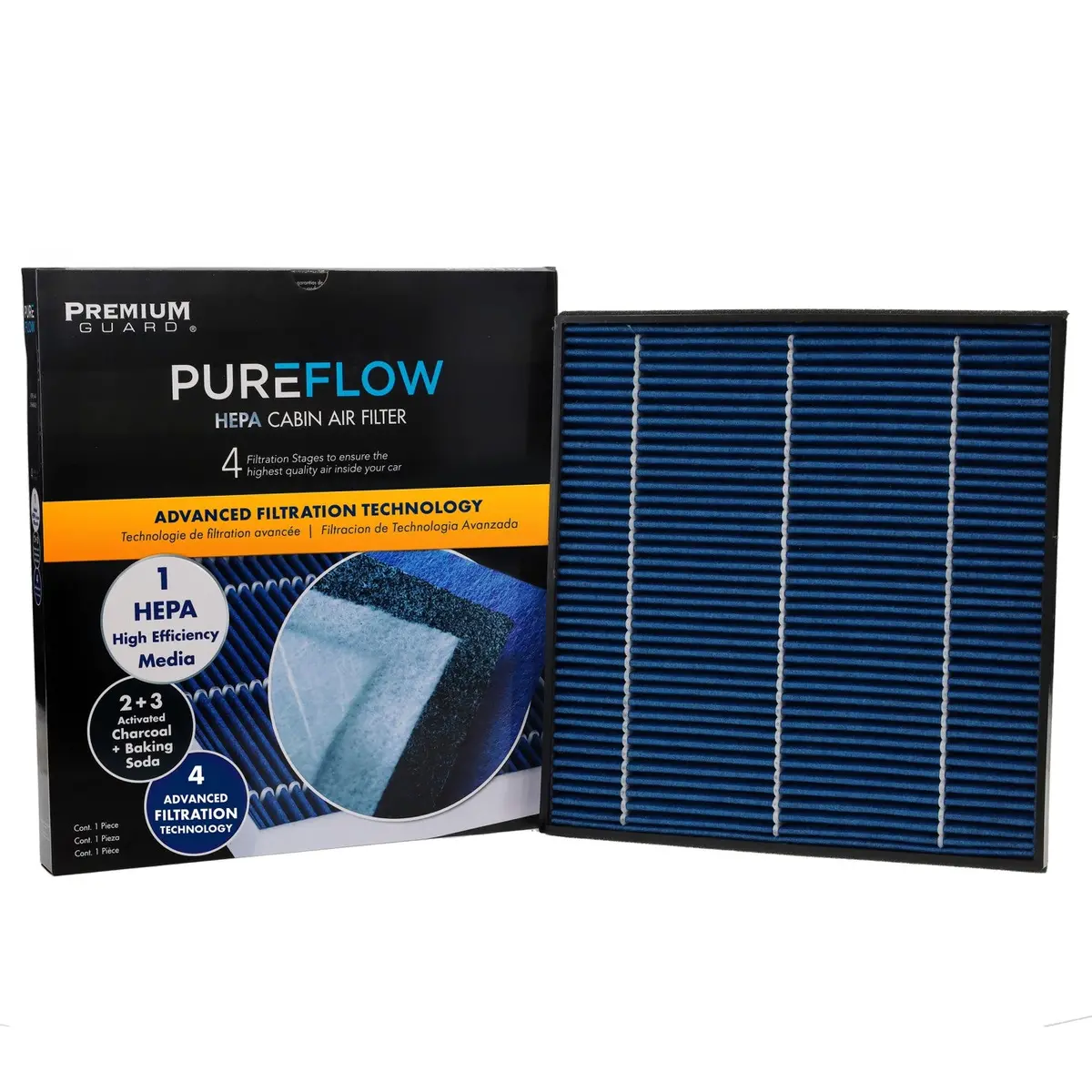 Pureflow 2013 Chevrolet Camaro Cabin Air Filter With Hepa And Antibacterial Technology, Pc4014hx 1