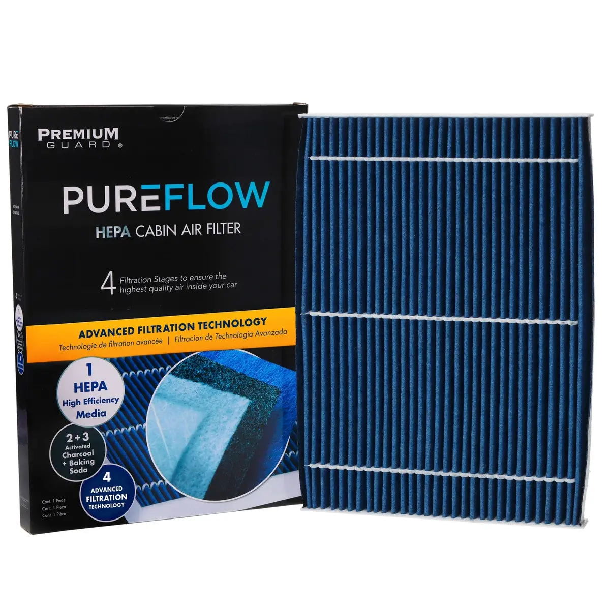 Pureflow 2015 Nissan Rogue Select Cabin Air Filter With Hepa And Antibacterial Technology, Pc5864hx 1