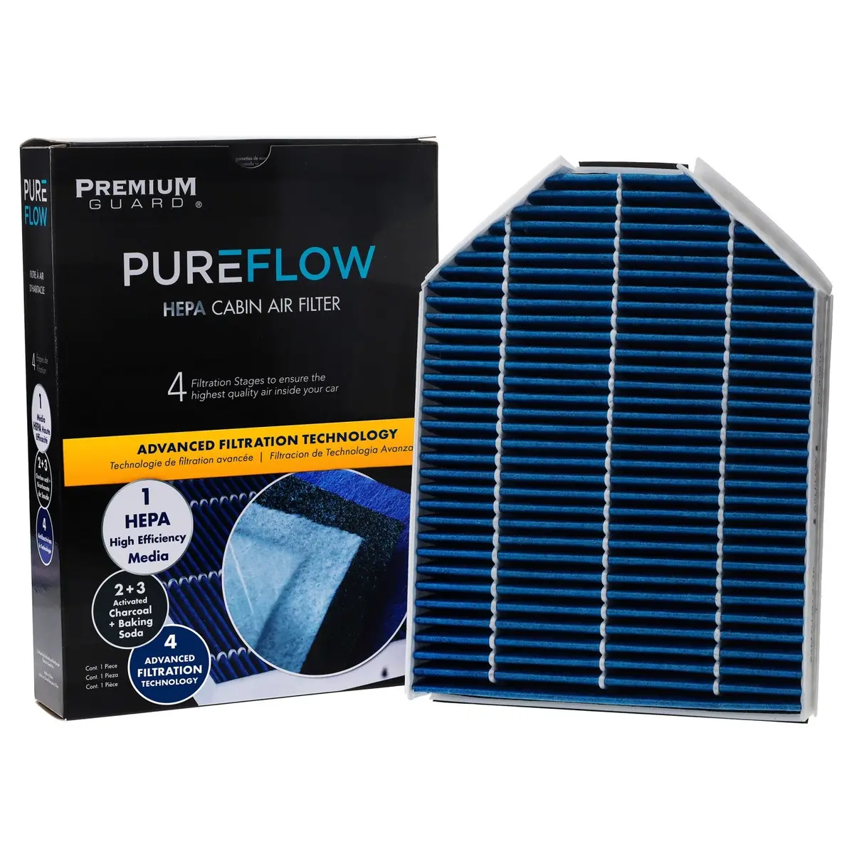 Pureflow 2013 Jaguar Xk Cabin Air Filter With Hepa And Antibacterial Technology, Pc9381hx 1