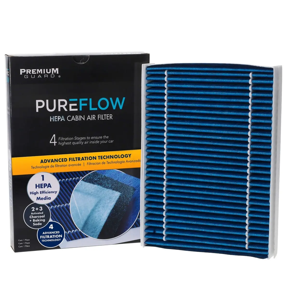 Pureflow 2026 Jeep Compass Cabin Air Filter With Hepa And Antibacterial Technology, Pc99158hx 1
