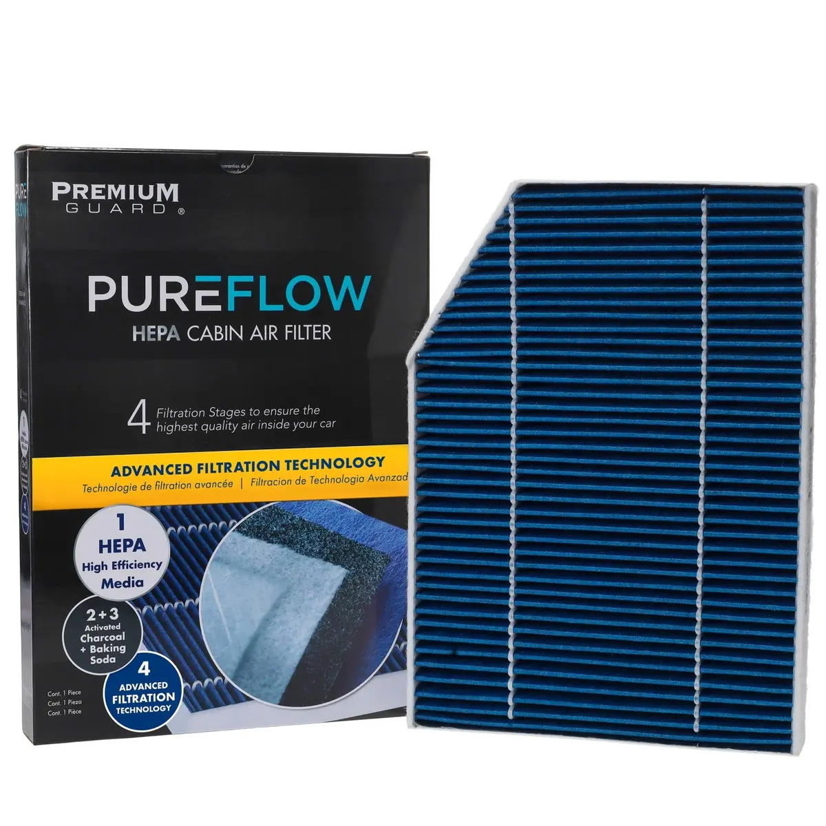 Pureflow 2024 Bmw Z4 Cabin Air Filter With Hepa And Antibacterial Technology, Pc99458hx 1