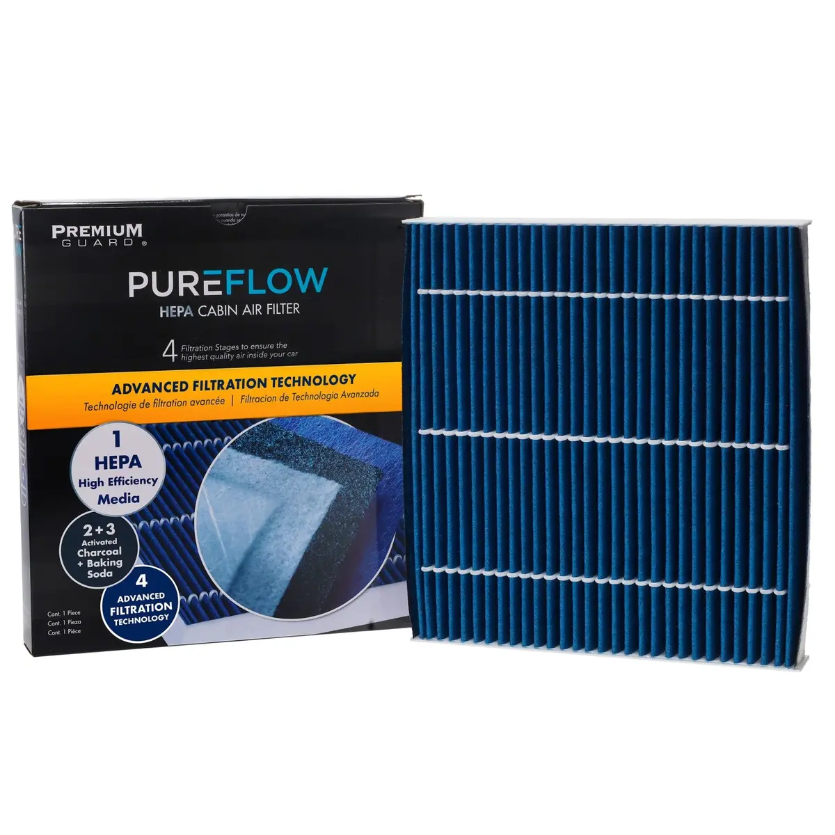 Pureflow 2021 Ford Ranger Cabin Air Filter With Hepa And Antibacterial Technology, Pc99461hx 1