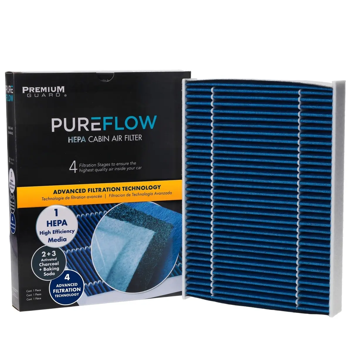 Pureflow 2027 Toyota Mirai Cabin Air Filter With Hepa And Antibacterial Technology, Pc99474hx 1