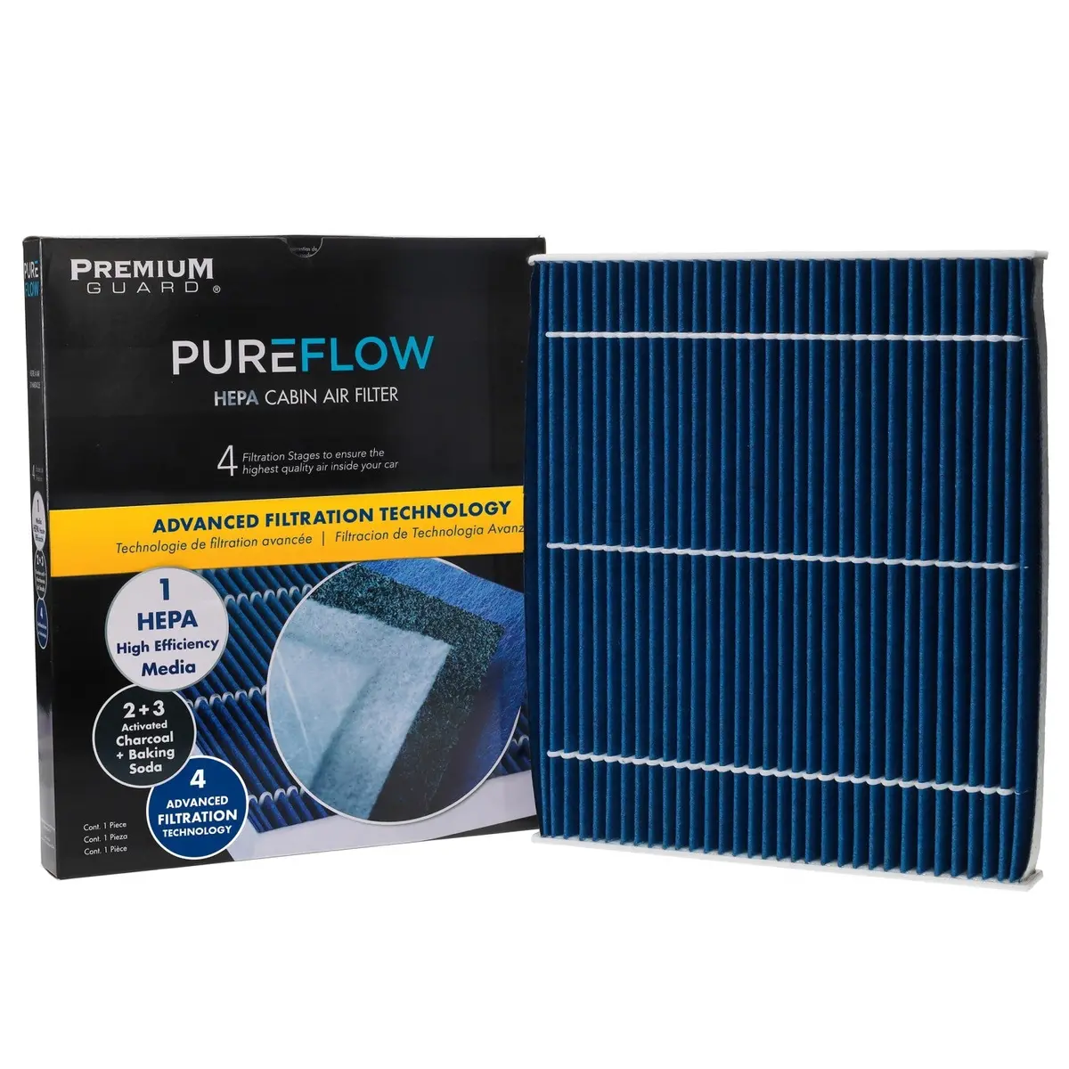 Pureflow 2027 Volvo Ec40 Cabin Air Filter With Hepa And Antibacterial Technology, Pc99513hx 1