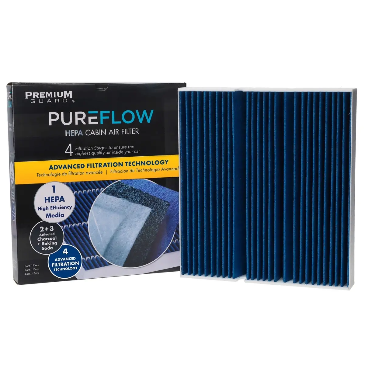 Pureflow 2027 Mercedes-Benz Glb35 Amg Cabin Air Filter With Hepa And Antibacterial Technology, Pc99555hx 1