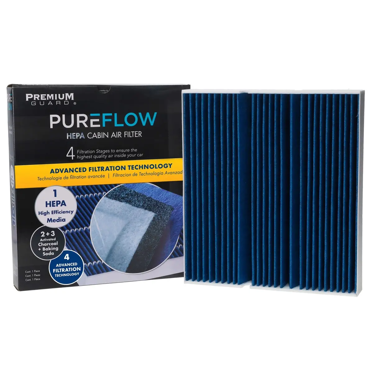 Pureflow 2026 Mercedes-Benz Cla45 Amg S Cabin Air Filter With Hepa And Antibacterial Technology, Pc99555hx 1