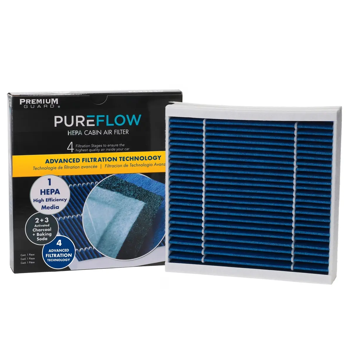 Pureflow 2024 Mercedes-Benz Gls580 Cabin Air Filter With Hepa And Antibacterial Technology, Pc99559hx 1