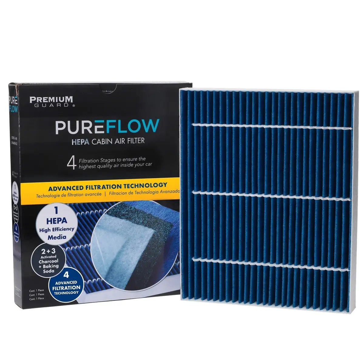 Pureflow 2020 Hyundai Ioniq Cabin Air Filter With Hepa And Antibacterial Technology, Pc99605hx 1