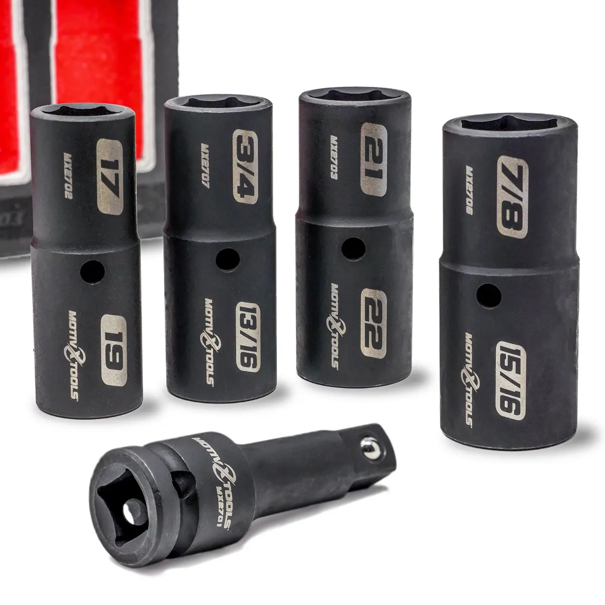 5Pc Wheel Flip Impact Socket Set 1