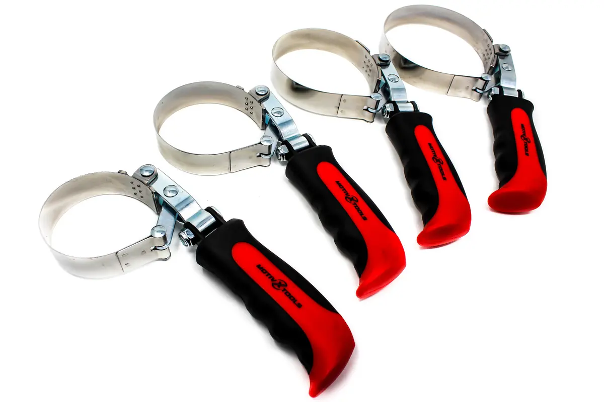 Band Style Oil Filter Wrench - Set Of 4 2