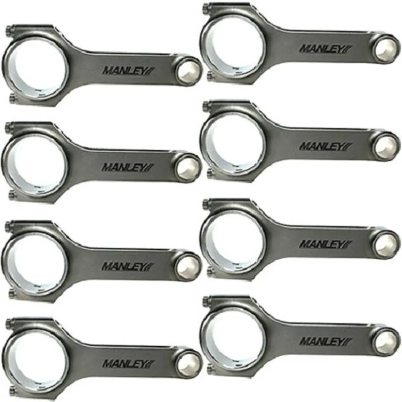 Manley H-Beam Connecting Rod Set For Chevy Big Block – 6.385-Inch Length, Sold As A Set Of 8 1