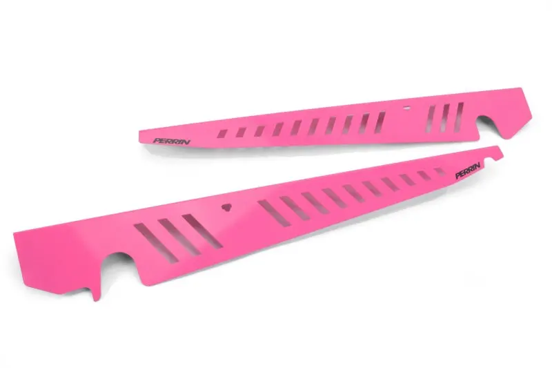 Perrin Fender Shroud Kit For 2015–2023 Subaru Wrx And Sti – Hyper Pink Accent Trim 1