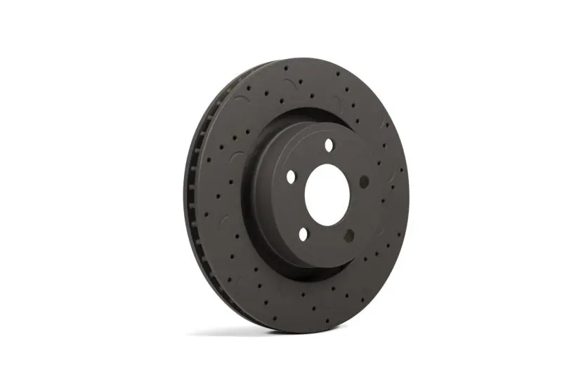 Hawk Talon Drilled & Slotted Front Brake Rotors For 2010 Land Rover Lr4 1