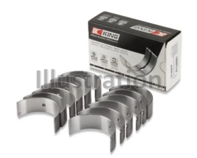 King Engine Bearings Connecting Rod Bearing Set For Toyota Land Cruiser – Standard Size Plus 1.0Mm Oversize 1