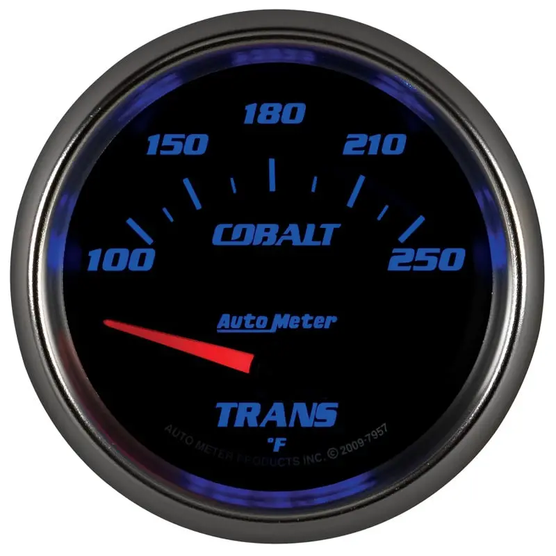 Autometer Cobalt Series Transmission Temperature Gauge – 66.7Mm (2-5/8") Diameter 2