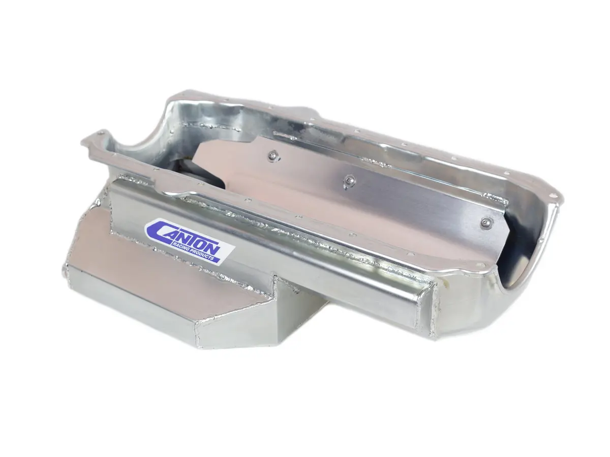 Canton Small-Block Chevy Circle Track Oil Pan – 6.5" Deep Power Pan For Pre-1986 Engines 1