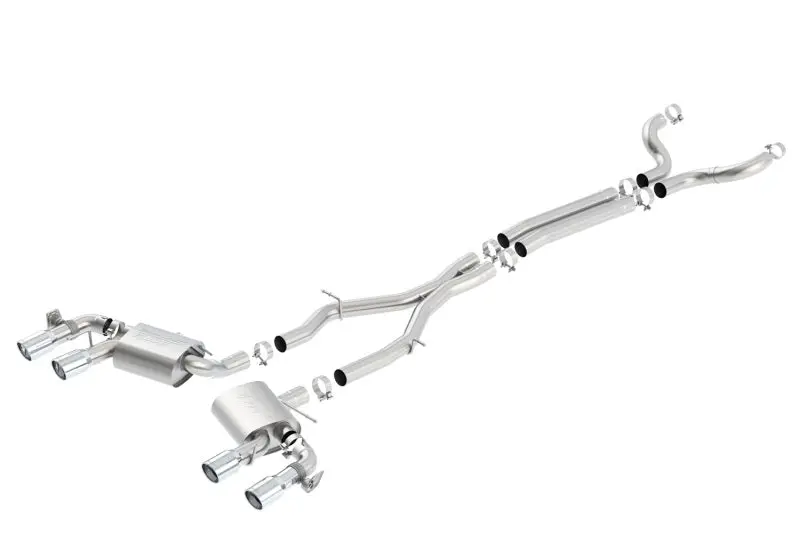 Borla S-Type Cat-Back Exhaust System For 2017+ Chevrolet Camaro Zl1 – Dual Split Rear Exit, 6.2L V8 1