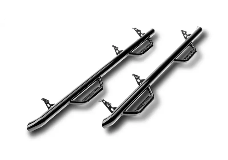 N-Fab Gloss Black Nerf Steps For 2018 Jeep Wrangler Jl Two-Door (3-Inch Width) 1
