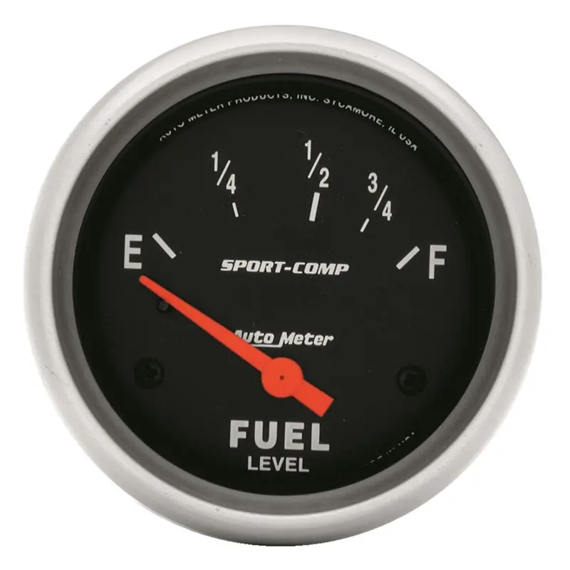 Autometer Sport-Comp 2 5/8-Inch Fuel Level Gauge – 73 To 10 Ohm Range 1