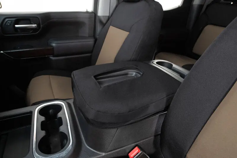 Covercraft Endura Precisionfit Seat Covers For 2018–2024 Toyota Camry – Second Row, Tan/Black 1