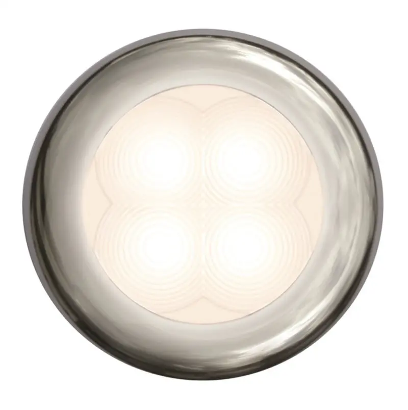 Hella Courtesy Lamp Rnd Wwht Md24 Ss Rim 2Xt 1