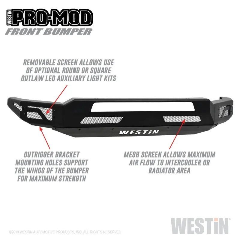 Westin Pro-Mod Front Bumper For 2018–2019 Ford F-150 1