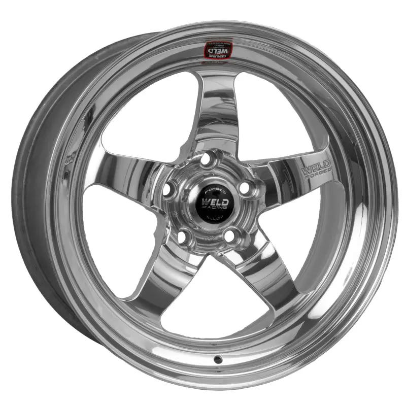 Weld S71 Polished 18X8-Inch Off-Road Wheel With 5X4.75 Bolt Pattern And 4.6-Inch Backspace – High-Pad Non-Beadlock Design 1