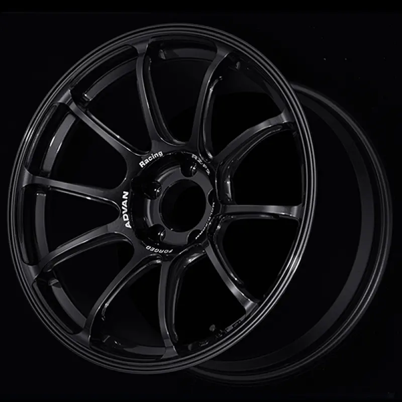 Advan Rz-F2 18X9.5 Inch Forged Alloy Wheel – Titanium Black Finish, +45 Offset, 5X120 Bolt Pattern 1